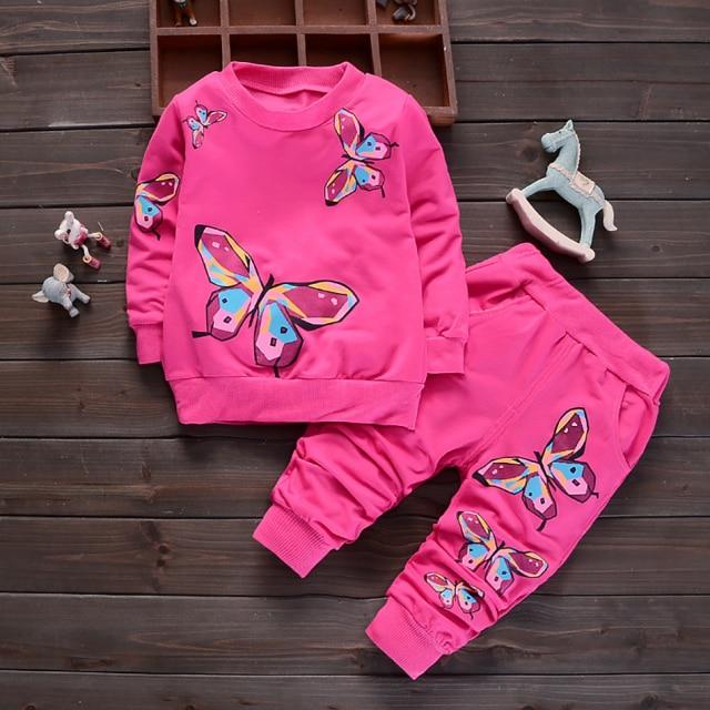 Girl's Set Children Clothing Fall Winter Toddler Girls Clothes 2pcs Outfits Kids Sport Suits AwsomU