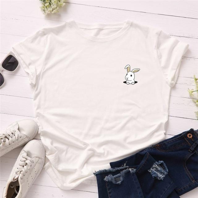 Women's T-Shirt 100% Cotton Women Graphic T shirt Love Heart Print Short Sleeve Tee Tops Casual O Neck AwsomU