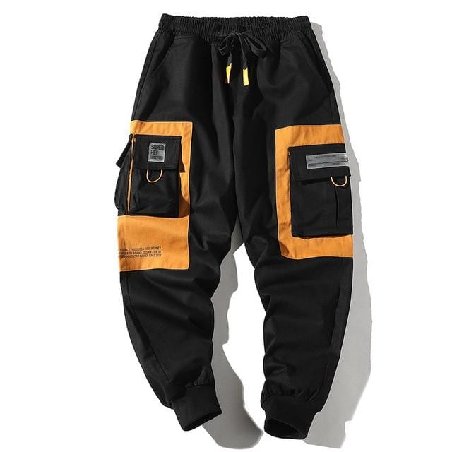 Pants for Women Summer Hip Hop Casual Baggy Sweatpants Multiple Pockets  High Waist Cargo Pants Joggers Trousers Medium Black