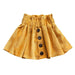 Girl's Dresses Summer Kids Yellow Skirts Baby Girls Vestidos Solid Color Design Elastic Waist Short Tutu Skirts Sukienki 2021 Summer|Skirts| AwsomU
