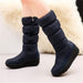 Women's Boots FEDONAS Women Mid calf Boots 2020 New Winter Keep Long Warm Round Toe Female Snow Boots Side Zipper Platforms Casual Shoes Woman|Mid-Calf Boots|   - AliExpress AwsomU