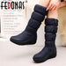 Women's Boots FEDONAS Women Mid calf Boots 2020 New Winter Keep Long Warm Round Toe Female Snow Boots Side Zipper Platforms Casual Shoes Woman|Mid-Calf Boots|   - AliExpress AwsomU