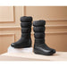 Women's Boots FEDONAS Women Mid calf Boots 2020 New Winter Keep Long Warm Round Toe Female Snow Boots Side Zipper Platforms Casual Shoes Woman|Mid-Calf Boots|   - AliExpress AwsomU