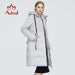 Women's Jacket Astrid 2020 New Winter Women's coat warm long white thick Jacket hooded large sizes AwsomU