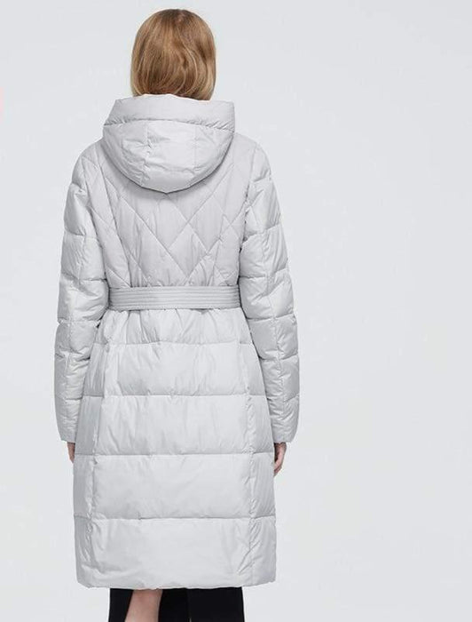 Women's Jacket Astrid 2020 New Winter Women's coat warm long white thick Jacket hooded large sizes AwsomU