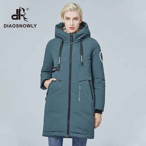Women's Jacket Diaosnowly 2020 fashion woman parkas winter warm jacket and coat AwsomU