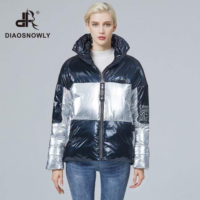 Women's Jacket Diaosnowly 2020 Fashionable winter jacket hooded woman coat AwsomU