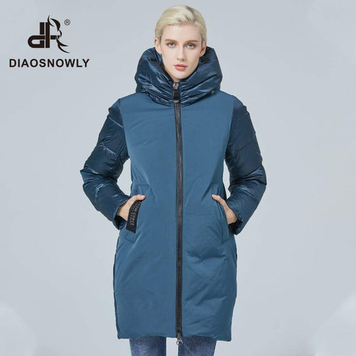 Women's Jacket Diaosnowly 2020 new winter women jacket long outwear coat winter AwsomU