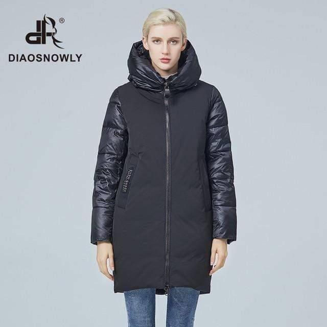 Women's Jacket Diaosnowly 2020 new winter women jacket long outwear coat winter AwsomU