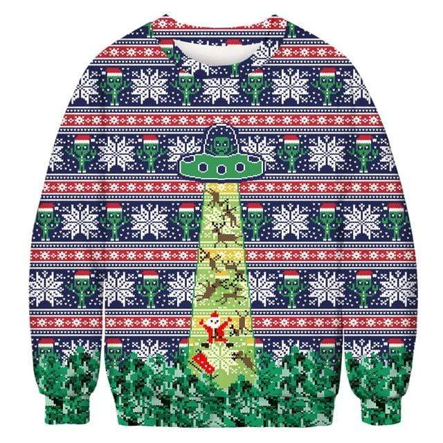 Women's sweater Unisex Hooded Ugly Christmas Sweater AwsomU